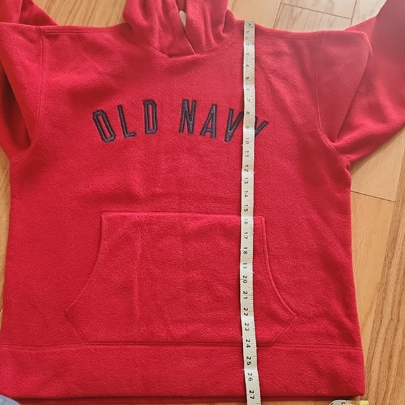 Old Navy Red Hoodie Stylish and Comfortable Medium - Picture 10 of 17